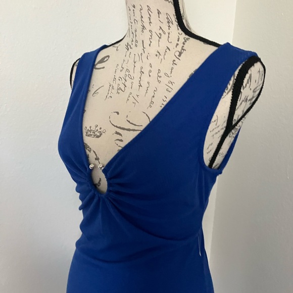 Y2K Blue Midi Dress - Picture 3 of 7